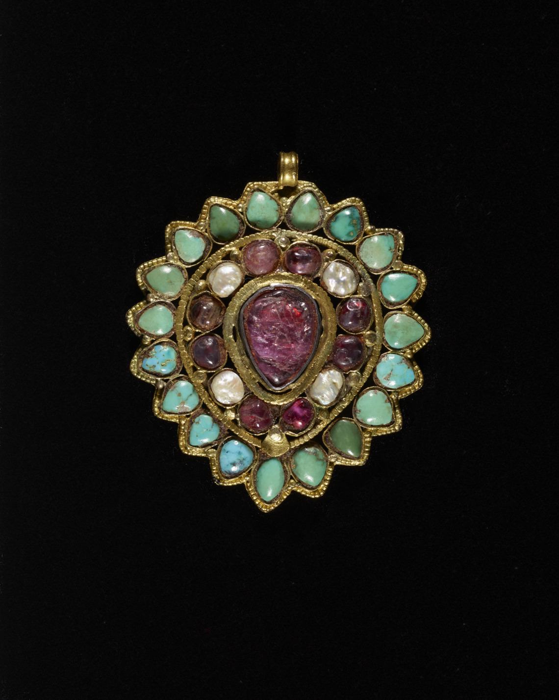Gold and Jewel Pendant